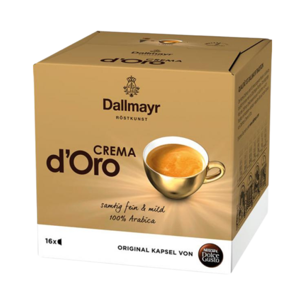 Nescafé Dolce Gusto Dallmayr Crema d'Oro 7, 16 Kaffeekapseln, 120g